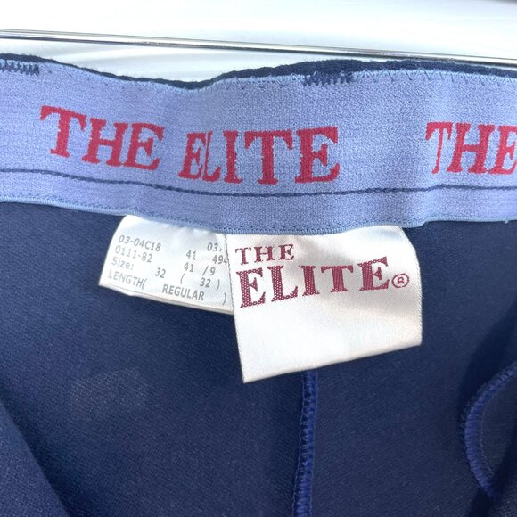 NEW The Elite Riding Breeches Oxer Size 32 Regular Navy Blue Cotton Lycra NWT - Picture 4 of 14